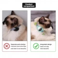 Pouzdro na Tracker AirTag pro kočky – Silikonový obojek s funkcí polohování (Modrý les)