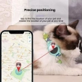 Silikonový držák pro AirTag na obojek pro kočky s bezpečnostním páskem (Růžová mřížka)