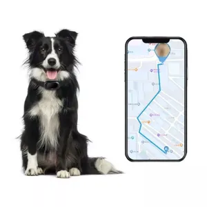 V41 Smart GPS Tracker IP67 Vodotěsný Sledovač pro Domácí Mazlíčky (Černý)