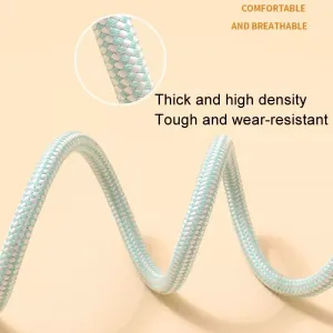 Vodítko pro psy 1.5m x 0.8cm - Červenobílé s univerzálním bezpečnostním zámkem