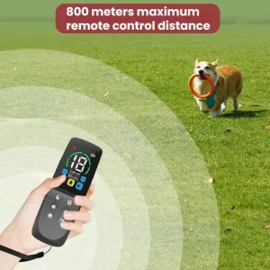 Vzdáleně ovládané zařízení pro kontrolu štěkání psa s barevným displejem, bez elektrického šoku