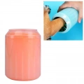 Čisticí pohár pro tlapky koček a psů, silikonový, malý (oranžový)