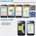 KH-909 Univerzální voděodolný GPS tracker pro domácí mazlíčky, děti a seniory (Bílý + Černý)