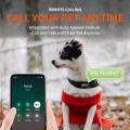RF-V53 IP67 Vodotěsný GPS Obojek pro Domácí Zvířata - Černý