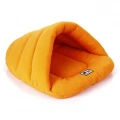 Slipper Shape Polar Fleece Teplý Zateplený Domek pro Psy a Kočky - Velikost L, 58×68×32cm (Oranžový)