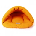 Slipper Shape Polar Fleece Teplý Zateplený Domek pro Psy a Kočky - Velikost L, 58×68×32cm (Oranžový)